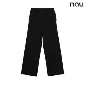 나우  (1NUSWW3504_BK) W 홀가먼트니트팬츠 SP BLACK