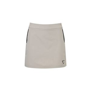 [와이드앵글] WWP25Q72E2  CO 폴리시드 A라인 큐롯 L (Beige)
