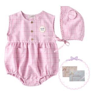 [밍크뮤HP]25년S S(PK)베베체크바디슈트 (35313-604-03)