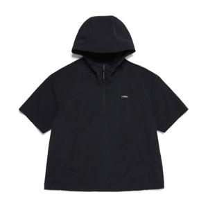 내셔널지오그래픽 N252WTS170 여성 프로즌큐브 반팔 후디 BLACK
