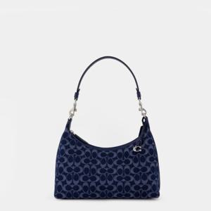 코치 시그니처 줄리엣 숄더 백 CAM24 LHRHY LH DEEP BLUE MULTI