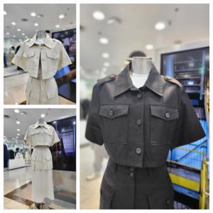 [에고이스트]빅포켓 루즈핏 반소매 크롭자켓EQ2WJ360HJ