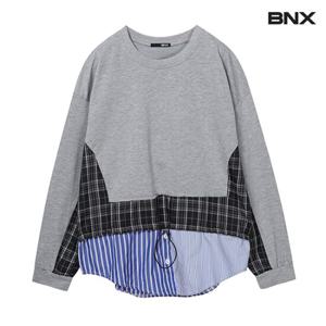 [BNX]셔츠 라운드넥 맨투맨 (BX1TS029L0)