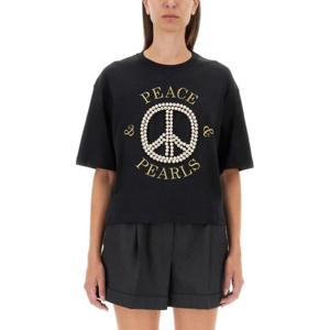 모스키노 반팔 티셔츠 07085442 3555 Black
