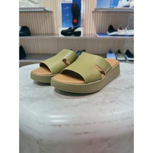 [FITFLOP][F-모드] FFSO5E227E3 25S S 레더 H바 그린 여성 플랫폼 슬라이드