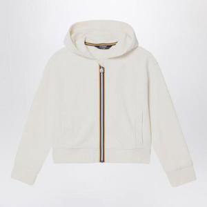 K-WAY 디바인 화이트 후드 스웨트셔츠 K7125HW-BCO/XH_KWAY-X42