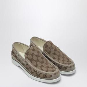 GUCCI Loafer in Original GG fabric beige/ebony 786485FADJG/XH_GUC-9747