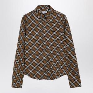 BURBERRY 산화색 체크 코튼 셔츠 8098251160893/XH_BURBE-C1477