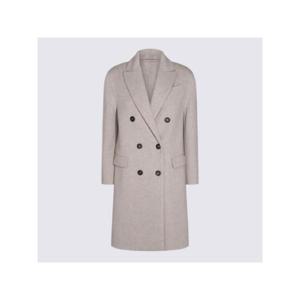 BRUNELLO CUCINELLI 더블 울 캐시미어 코트 1912526