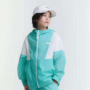내셔널지오그래픽 키즈 US [2025 신상] K252UJK010 투블럭 여름 경량 바람막이 점퍼 MINTUV차단 스판
