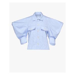 사카이 핀스트라이프 코튼 퍼프 셔츠 1877835