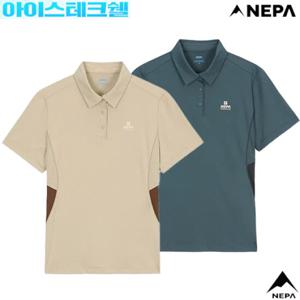 [네파][아이스테크쉘](7L45233) 여성 여름 아이스테크쉘 메쉬 저지 폴로티 카라티셔츠