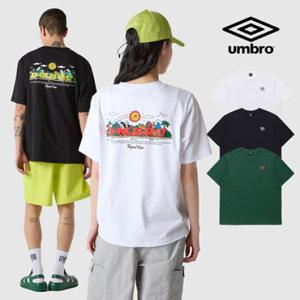 [엄브로] 트로피컬 오아시스 레터링 프레쉬 반팔 티셔츠 UQ223CRS55