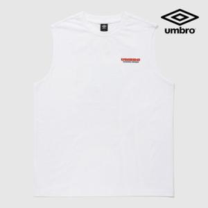 [엄브로] 트로피컬 오아시스 서핑 프레쉬 슬리브리스 티셔츠 UQ221CSL59 WHT