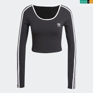 아디다스 현대백화점 [Women] 아디컬러 3S 긴팔 크롭 티 JD4624 인기긴팔티