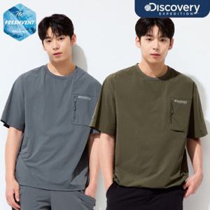 디스커버리 25SS 폴튼 트레이닝 포켓 포인트 티셔츠 DXTR7C053