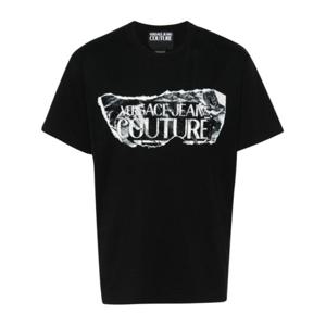 베르사체 반팔 티셔츠 76GAHE03 CJ00E899 Black