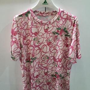 그린조이 HC06 여 플라워프린트 반팔라운드 GS25KR03W