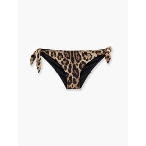DOLCE E GABBANA Nylon bikini slip with metal logo detail O2A06JONO11