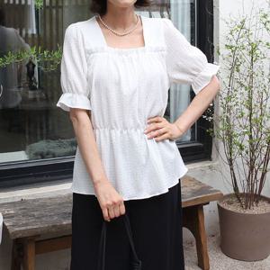 [쉬즈마담]T57328 러블리 프릴 하객룩 블라우스 엄마옷