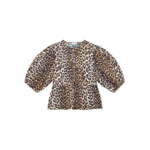가니 블라우스 F9116943LEOPARD Brown