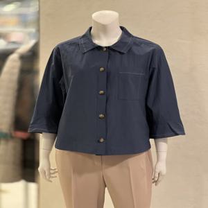 [벨리시앙]코튼 블렌드 스티치 숏 재킷 JK4302