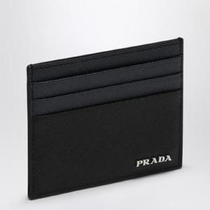 PRADA Card holder in Saffiano blue/black 2MC0252FPJ/R_PRADA-F0G52
