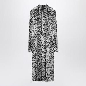 DOLCE&GABBANA Leopard print silk longuette dress F6JQUTFS1GT/Q_DOLCE-HI13N