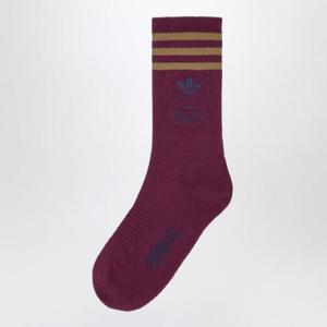 ADIDAS X BRAIN DEAD Maroon red socks with logo JN2407CO/Q_ADIST-RE