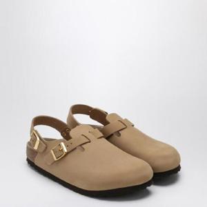 BIRKENSTOCK Sand coloured suede Tokyo slipper 1029496SUE/Q_BIRKE-SA