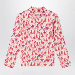 MINI RODINI 오가닉 코튼 소재의 레드 패턴 블라우스 2472012442CO/XH_MIRO-RE
