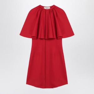 AMI PARIS 미니 레드 울 드레스 FDR053WV0068/Q_AMI-632