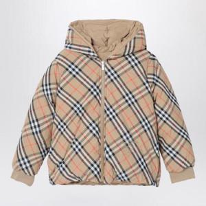 BURBERRY 베이지 리버시블 체크 패턴 재킷 8092462159059/XH_BURBE-B9368