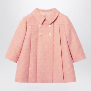 GUCCI GG 패턴 핑크 울 플란넬 코트 788025ZAQFK/XH_GUC-5337