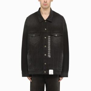 BALENCIAGA 사이즈 스티커가 붙은 블랙 데님 재킷 767947TNW11/XG_BALEN-1672