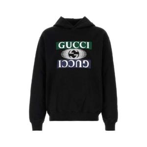 GUCCI Black cotton sweatshirt 795557XJGQP 1152