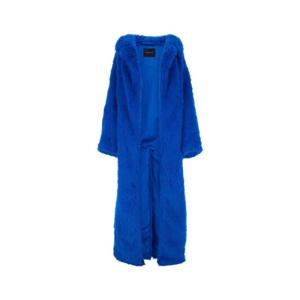 BALENCIAGA 일렉트릭 블루 에코 모피 코트 794648TPQ23 4210