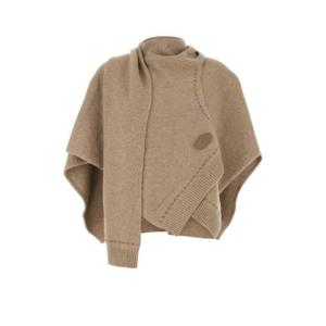 FENDI Cappuccino cashmere poncho FXX725ATZH F0QD3