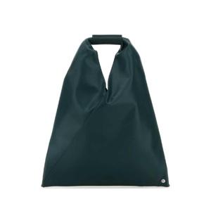 MM6 MAISON MARGIELA Bottle green synthetic leather Japanese handbag S54WD0043P4313 T7160