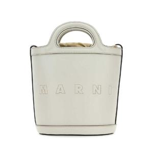 MARNI 화이트 가죽 스몰 트로피칼리아 버킷 백 SCMP0056U0LV589 00W05
