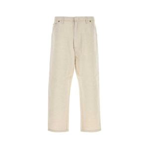 PRADA Melange ivory chambray pant GEP403SOOO14J2 F0ABR