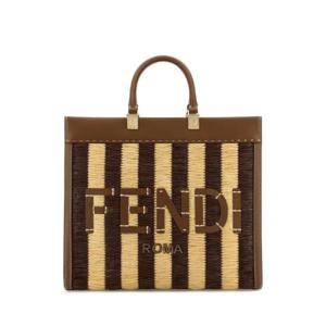 FENDI 라피아 미디엄 선샤인 쇼핑백 8BH386AS3W F1PII