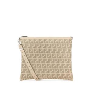 FENDI 아이보리 가죽 Fendi After Fendi Roma 숄더 백 7VA604ARCI F0MU3