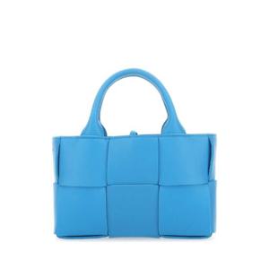 BOTTEGA VENETA 터콰이즈 가죽 캔디 아르코 핸드백 729029VCQC2 4619