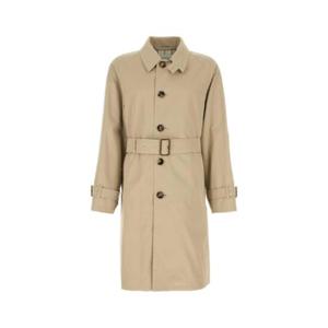 BURBERRY Capuccino gabardine trench coat 8108800 B9103