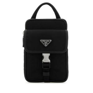 PRADA Black Re Nylon phone case 2ZH1942DMH F0002