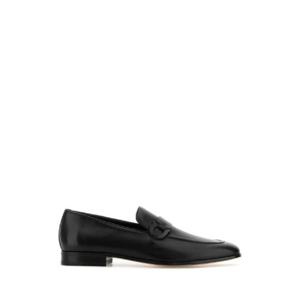 SALVATORE FERRAGAMO 블랙 레더 보니 로퍼 0299177824152E NERPIA