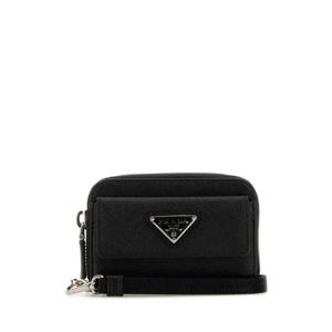 PRADA 블랙 가죽 지갑 2MR044QHH F0002