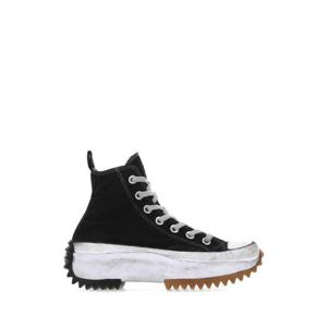 CONVERSE 블랙 캔버스 Run Star Hike 스니커즈 168297C 904