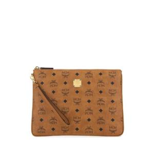 MCM 프린트 캔버스 클러치 MXZAAVI03 CO
